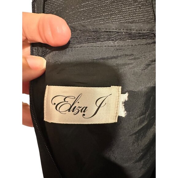 👗 2/$30 👗 Long Black Formal Zip-Up Pleated Skirt with Three Layers Estimate M - Picture 10 of 13